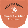 Claude Certified Architect badge