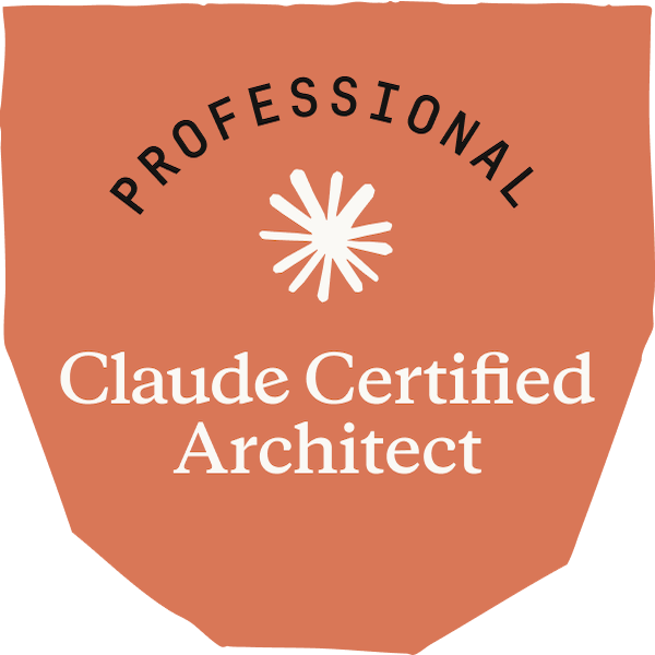Claude Certified Architect badge